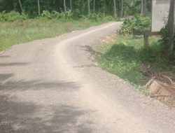 Pemdes Bilo bangun Jalan Menuju Objek Wisata Bahari Dusun Dalidi
