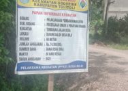 Pemdes Bilo bangun Jalan Menuju Objek Wisata Bahari Dusun Dalidi
