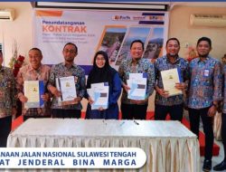 BPJN Sulteng Teken Kontrak