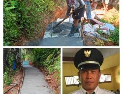 Pemdes Kapas Bangun Rabat Beton
