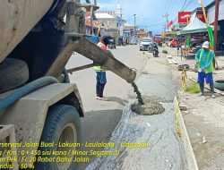Wujudkan Jalan Berkualitas di Buol