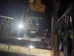 Pemasangan Jembatan Bailey Maleali IX