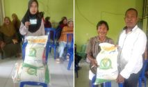Penyaluran Beras Desa Lampasio