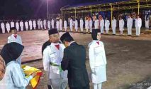 pengukuhan paskibraka Batui