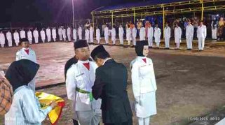 pengukuhan paskibraka Batui