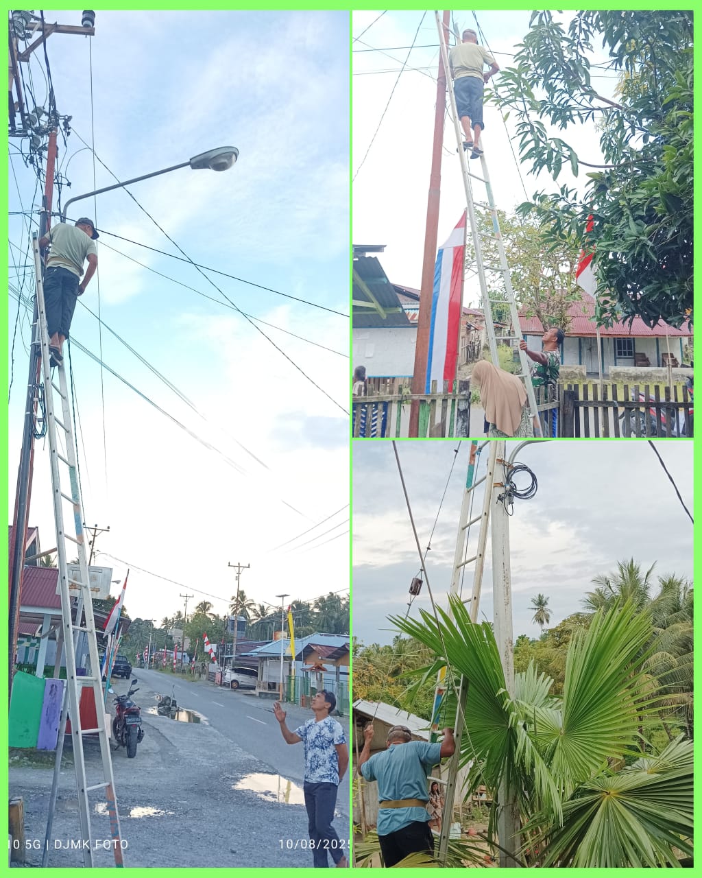 Penerangan Jalan Desa Uso Jadi Kado HUT RI ke-80