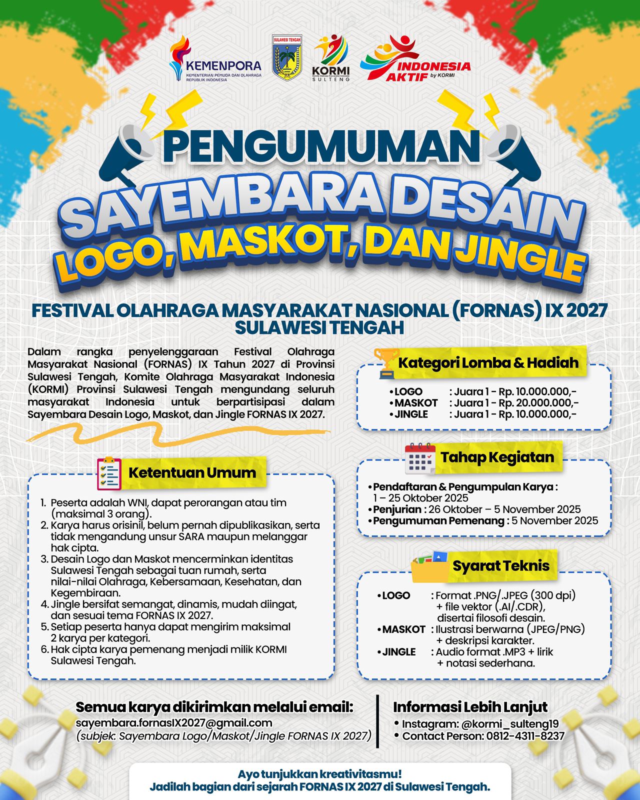 Sayembara Logo Fornas IX 2027