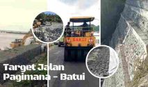 Progres Fisik Jalan Nasional Pagimana Batui