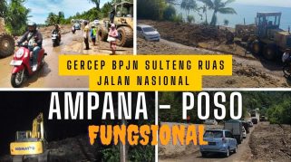 longsor Ampana Poso