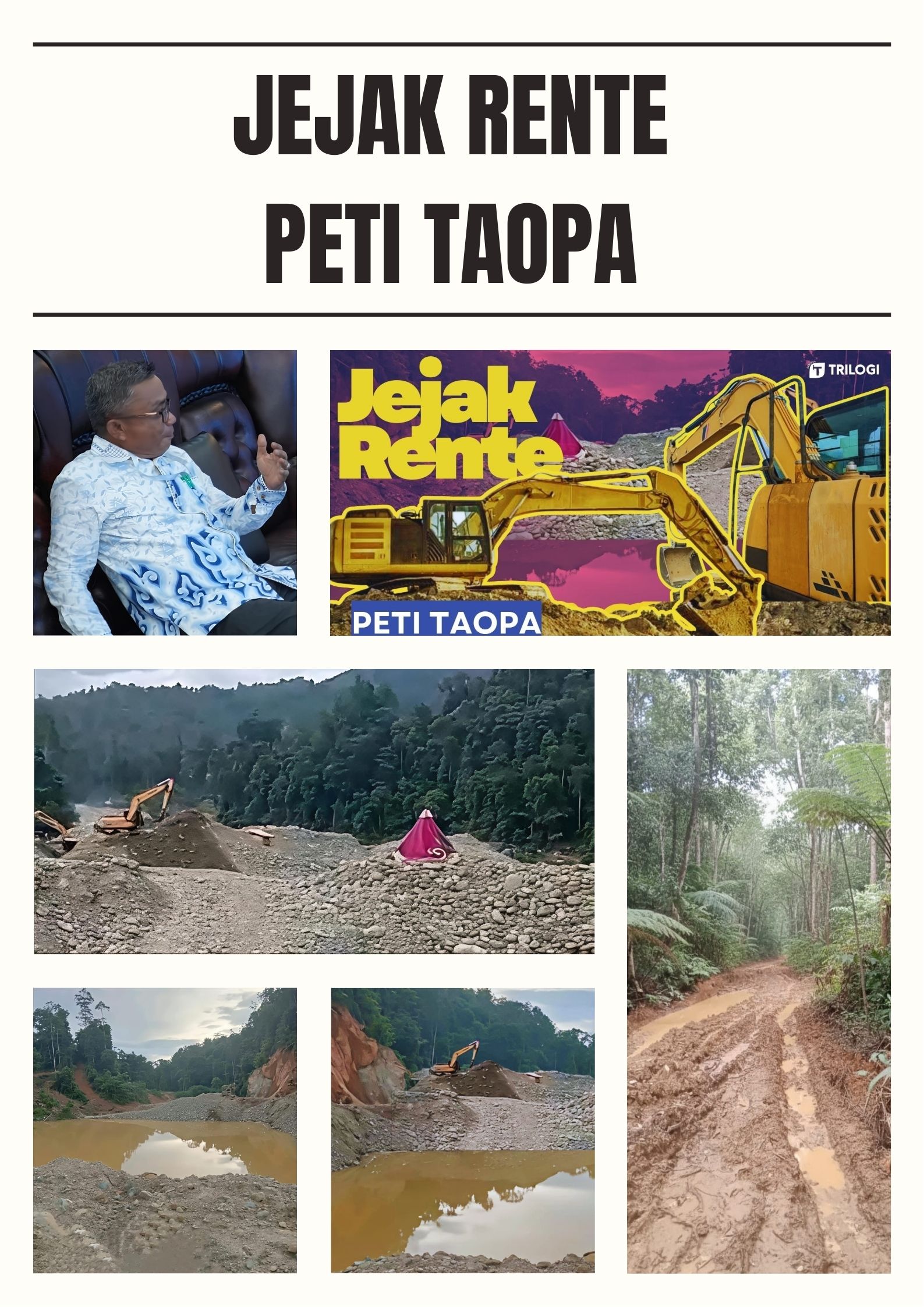 Tambang Emas Ilegal Taopa