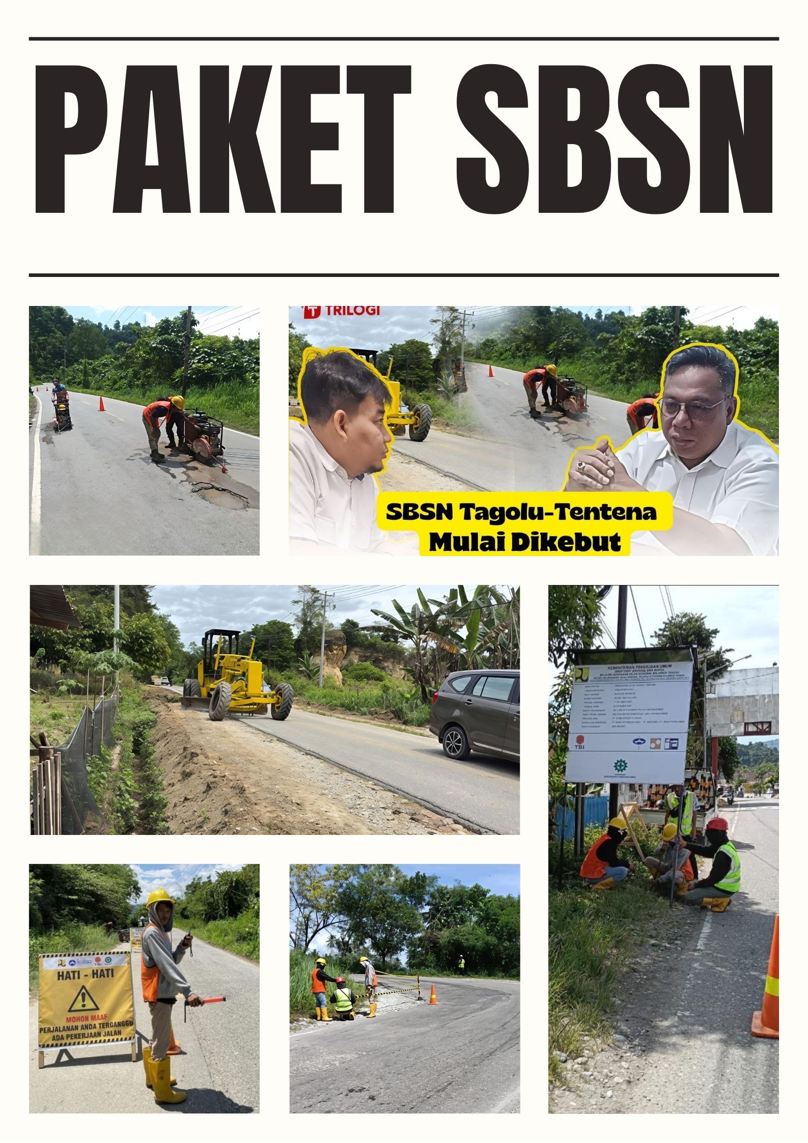 Pelebaran Jalan Tagolu Tentena