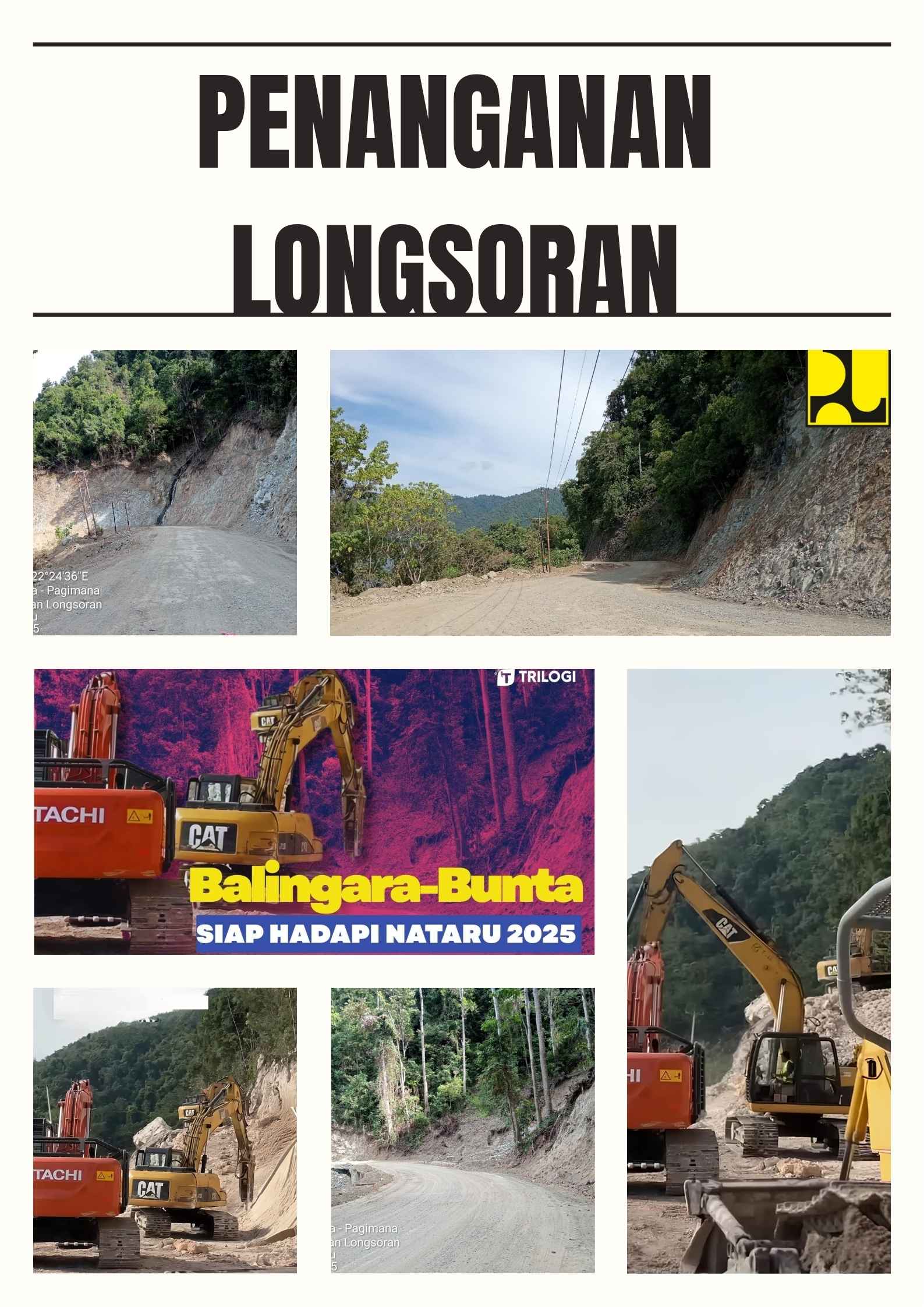 preservasi jalan Ampana Balingara Bunta Pagimana