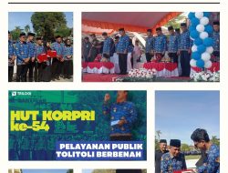 Upacara HUT KORPRI Tolitoli