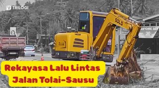 Buka Tutup Jalan Tolai Sausu
