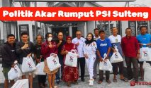 pembagian sembako PSI Sulteng