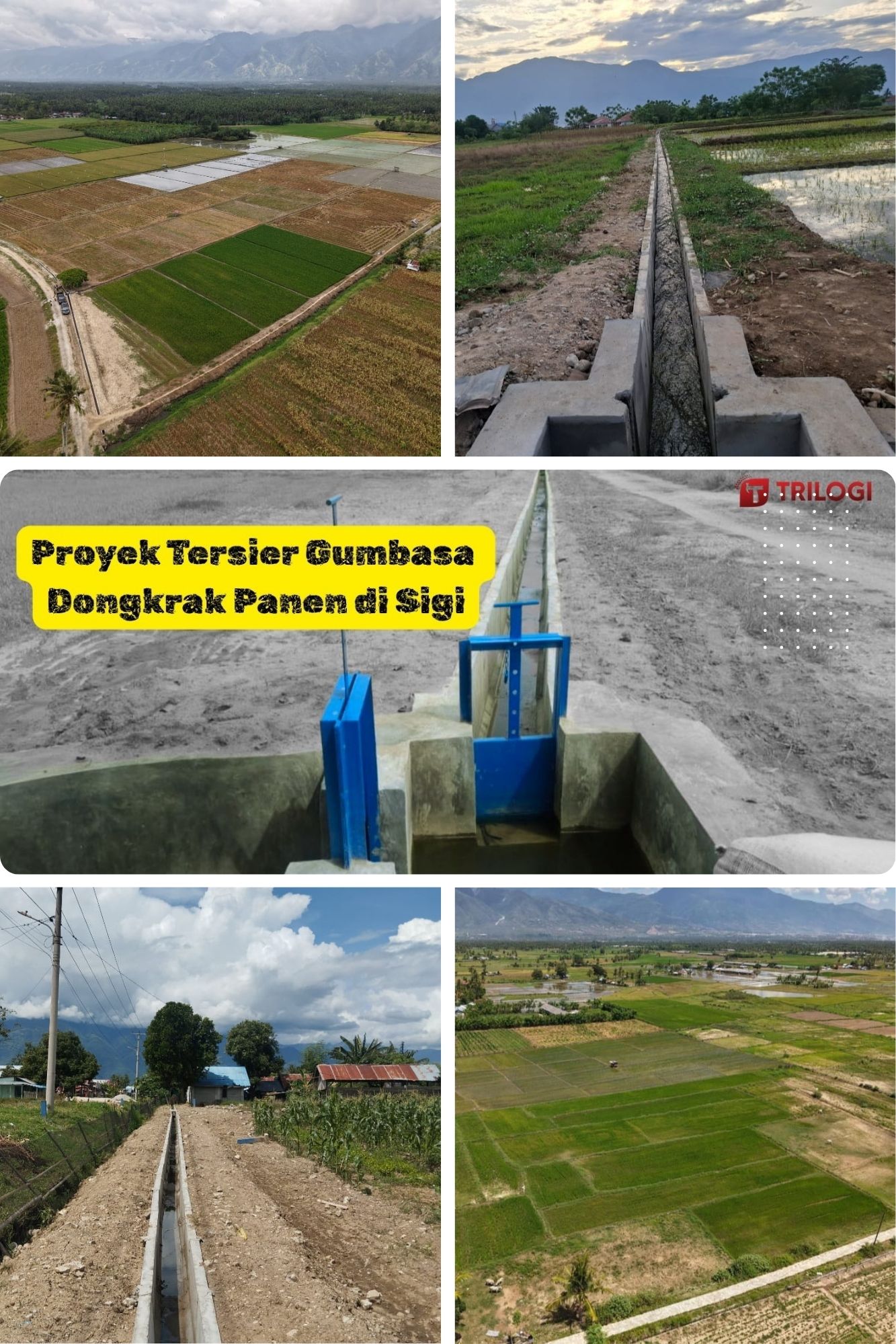 proyek irigasi tersier Gumbasa