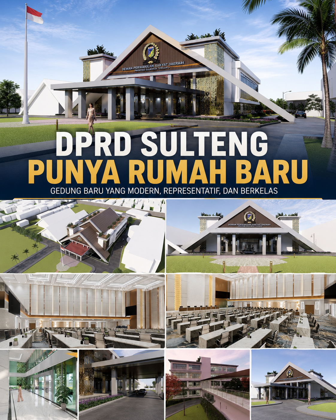 Dinas CIKASDA Bangun Gedung DPRD Sulteng