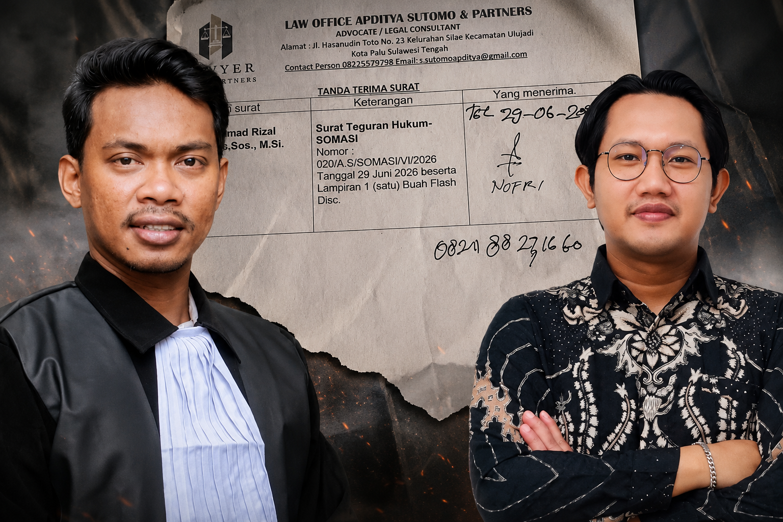 surat somasi Irwan Lapata