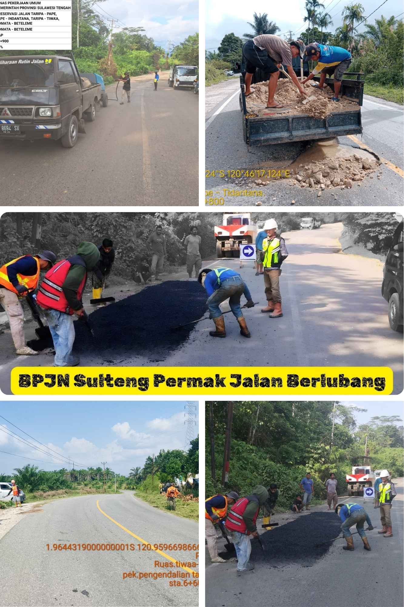 perbaikan ruas jalan nasional