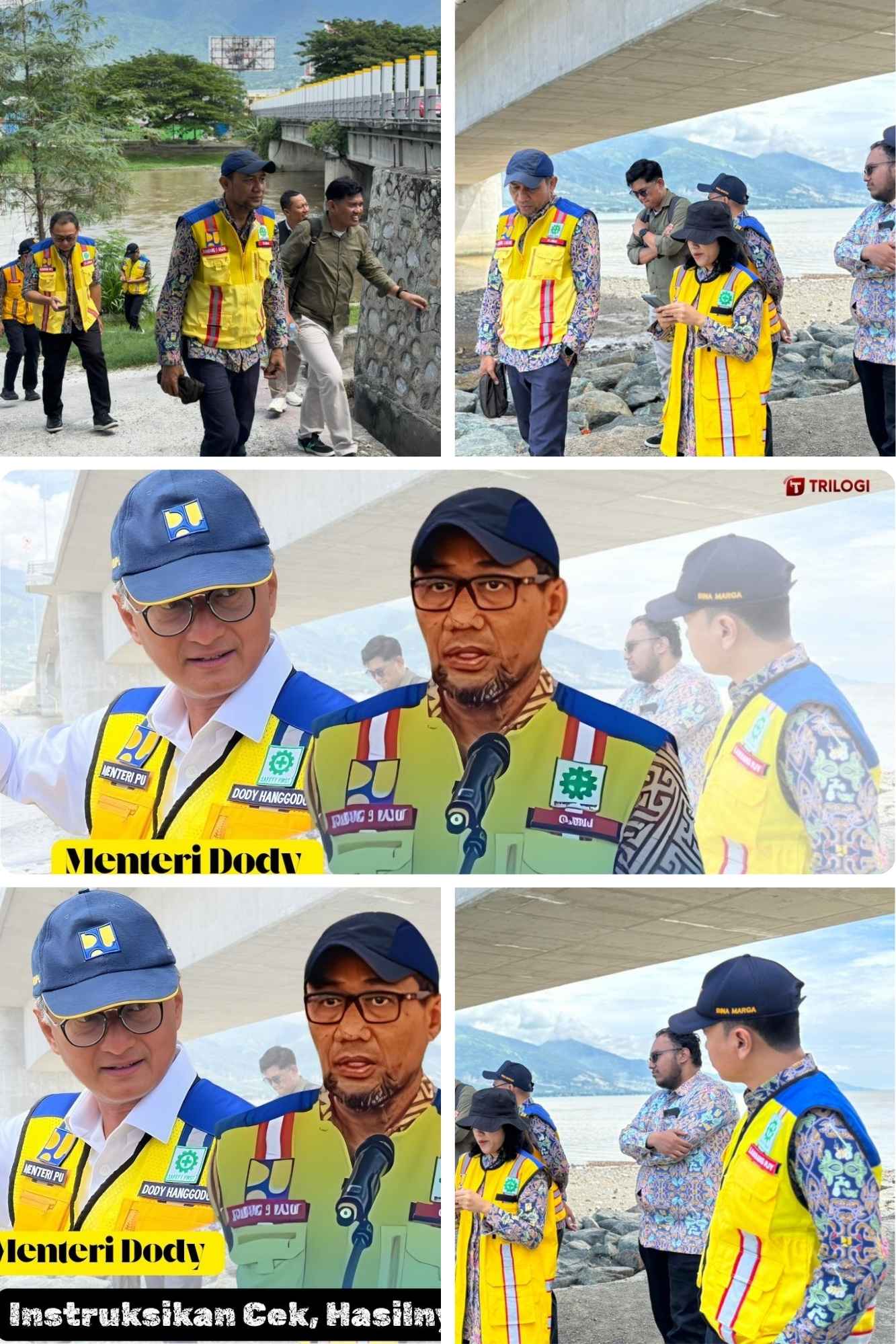 Jembatan Aman Pascagempa Sulteng
