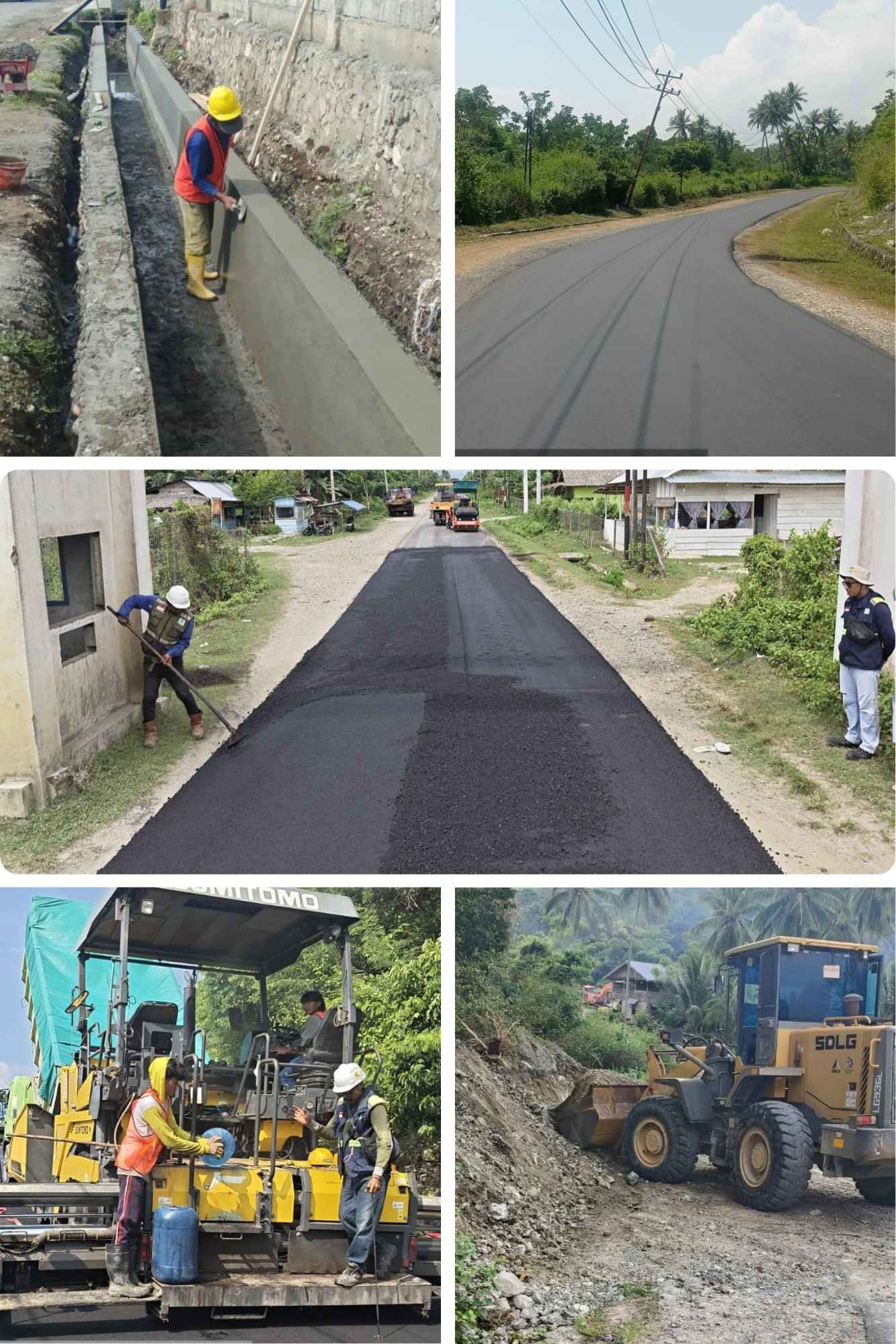 Progres Jalan Nasional Pagimana