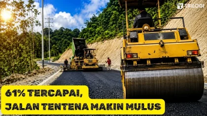 pengaspalan Jalan Tentena Taripa