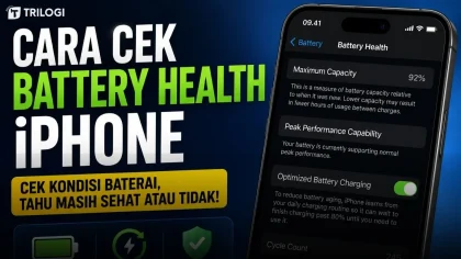 Cara Cek Battery Health iPhone