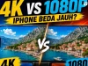 Perbedaan 4K dan 1080p iPhone