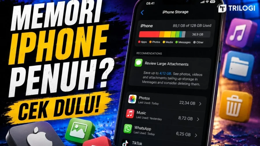 Cara Cek Penyimpanan iPhone