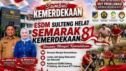 ESDM Sulteng Ramaikan HUT RI ke-81