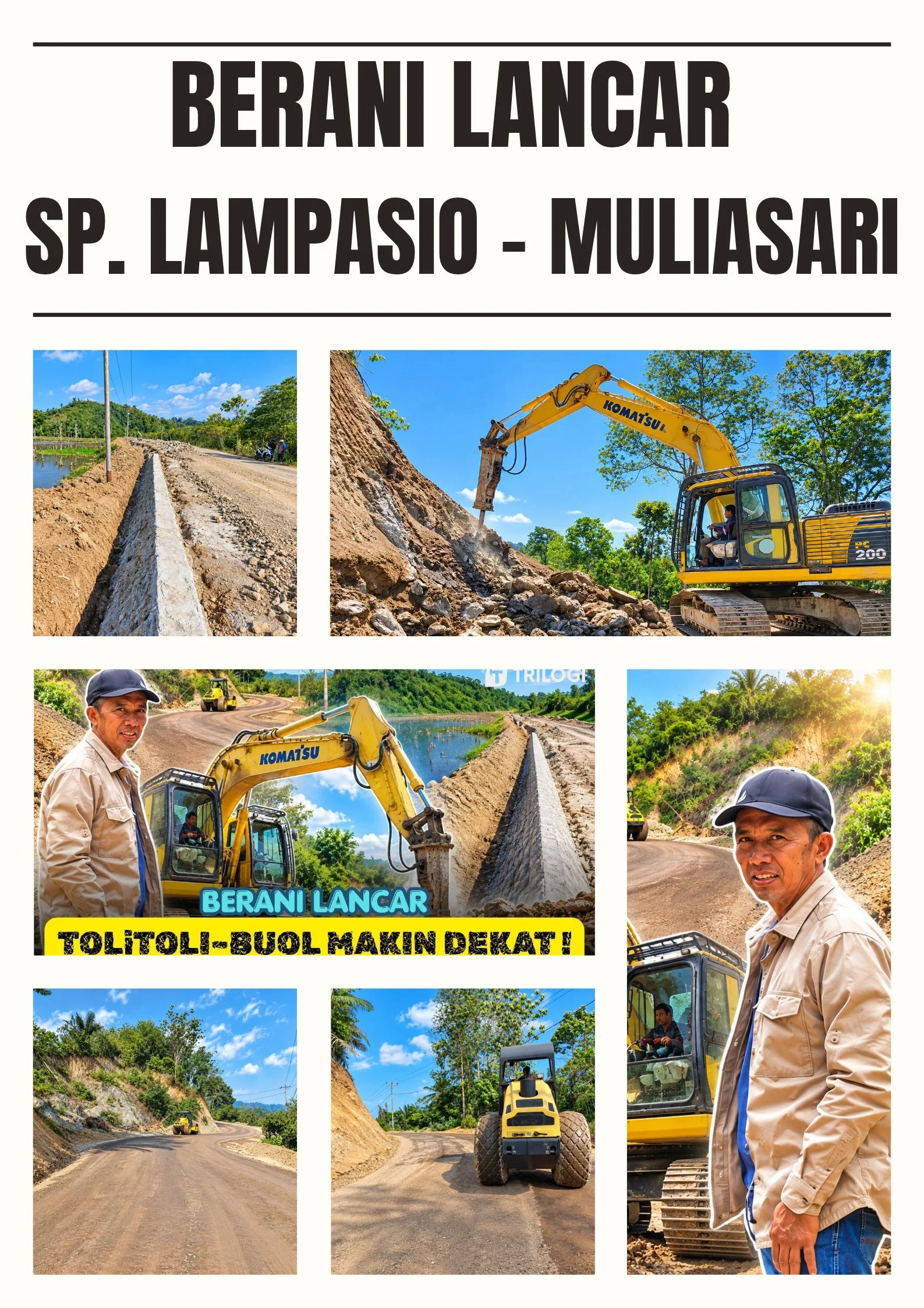 Rekontruksi Jalan SP Lampasio - Muliasari