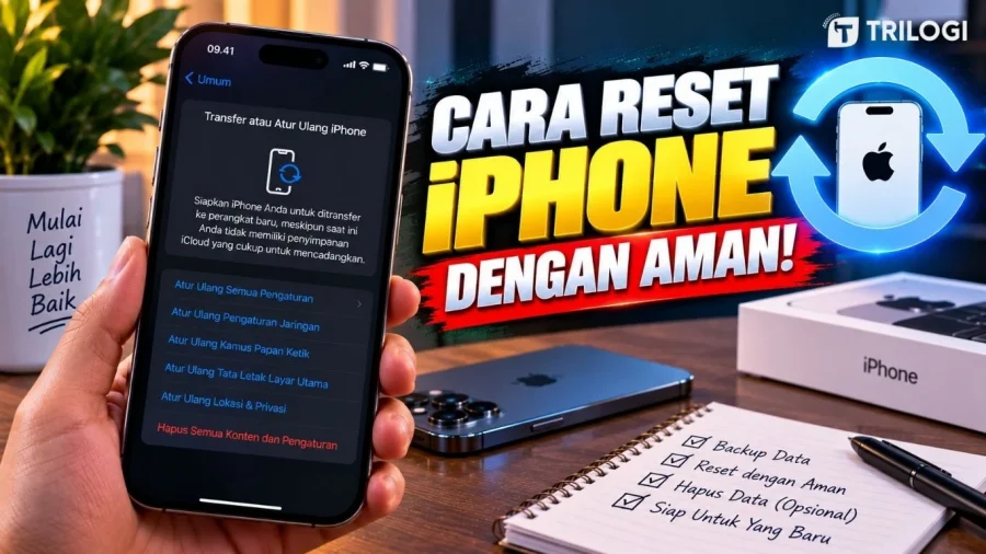 Cara Reset iPhone dengan Aman, Jangan Sampai Data Penting Ikut Hilang