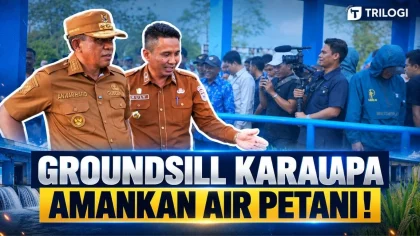 Air Jadi Aset Strategis Morowali, Groundsill Karaupa Kini Jadi Penopang Pertanian