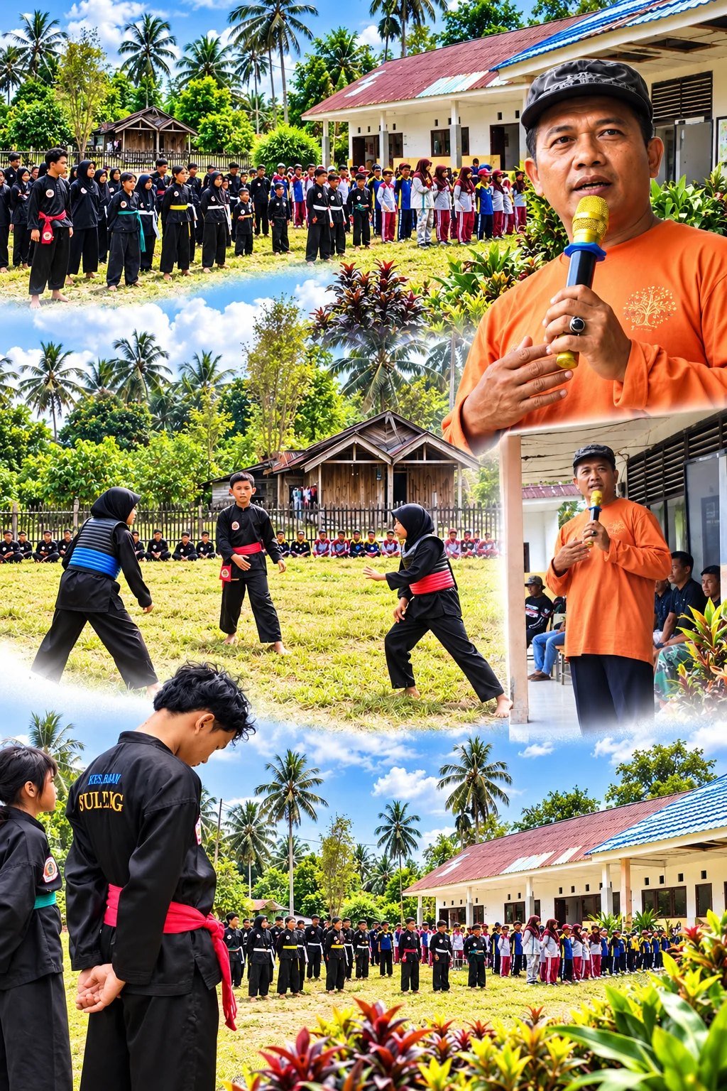 Pencak silat usia dini di Batui