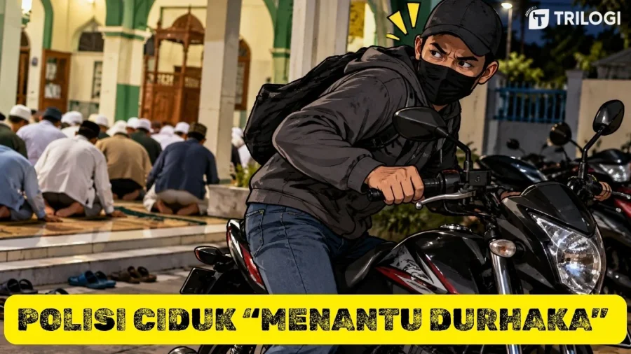 Menantu Curi Motor Mertua