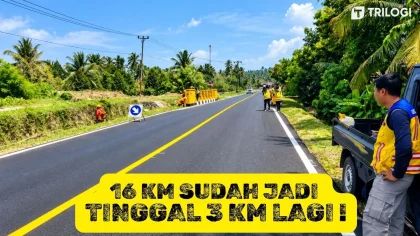 Jalan Tolai Sausu Makin Lebar, Bikin Ekonomi Parigi Moutong Tambah Ngegas !