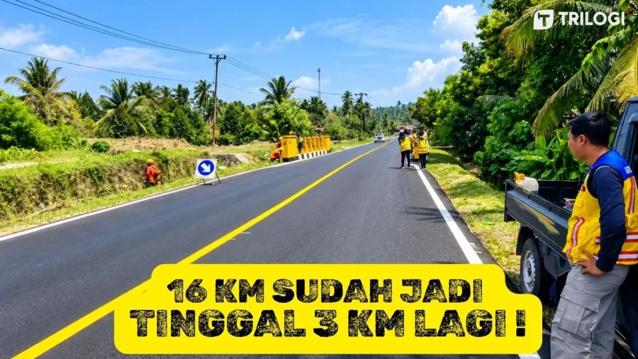 Jalan Tolai Sausu Makin Lebar, Bikin Ekonomi Parigi Moutong Tambah Ngegas !